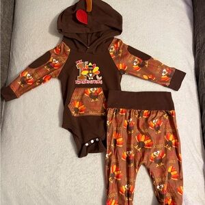 Thanksgiving Turkey Baby Outfit